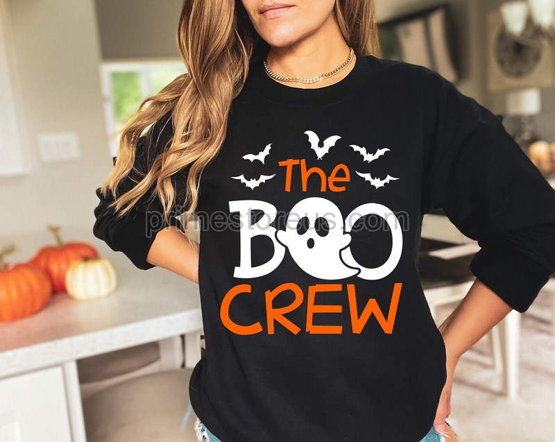 The Boo Crew Shirt Matching Family Halloween Shirt Trendy Halloween Tee Halloween Party Shirt Halloween Shirt Boo Crew Shirt