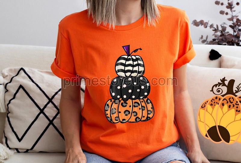 Halloween Pumpkin Shirt Pumpkins Shirt Halloween Shirt Gift For Halloween Funny Trick Or Treat Shirt Thanksgiving Shirthalloween Tee