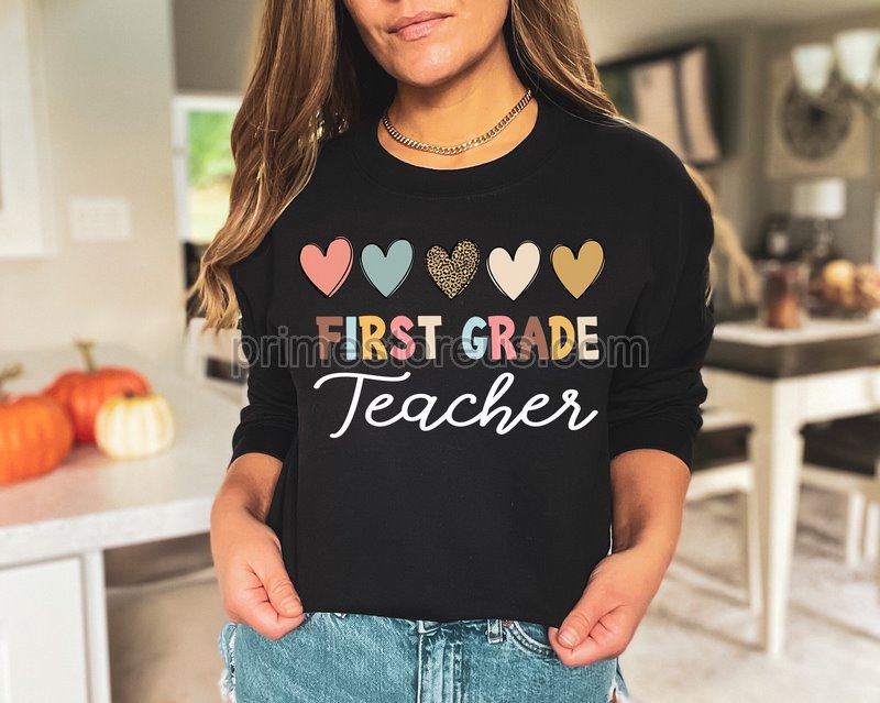 Boho Teacher Shirts Hello First Grade Shirt First Day Of School Shirt Back To School Shirtfirst Grade Teacher T Shirt1st Grade Teacher