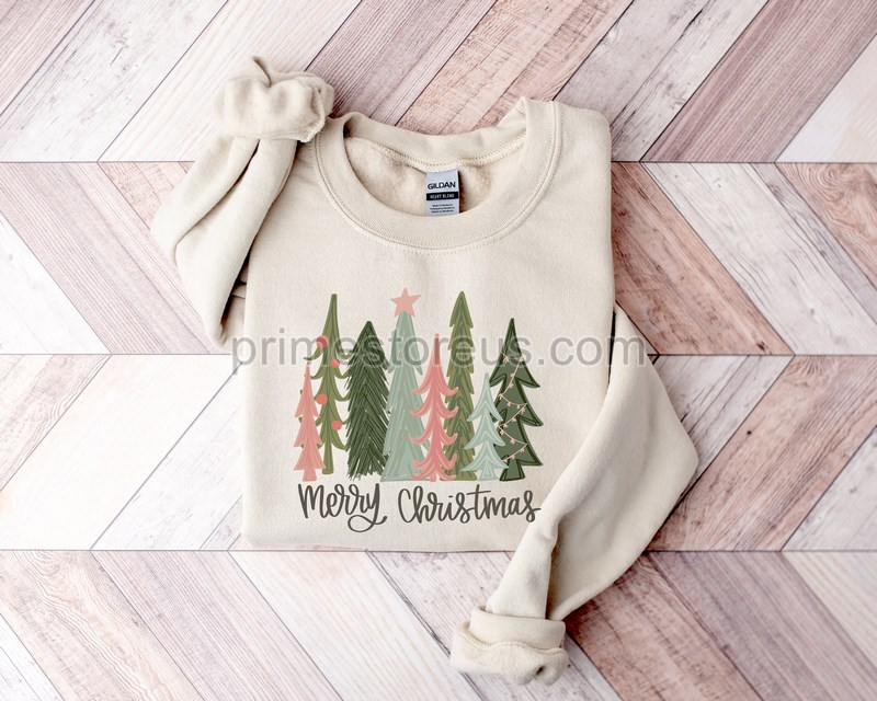 Christmas Pink Cozy Trees Shirtwatercolor Christmas Treechristmas Pink Cozy Shirt Christmas Shirtchristmas Tree Shirtwomen Christmas