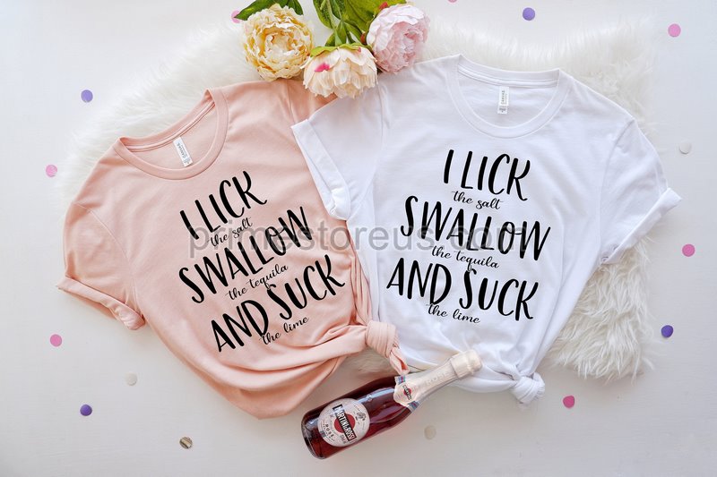 I Lick The Salt Swallow Shirt The Tequila Suck The Lime T-shirt Bachelorette Party Beach Shirt Drinking Lover Gift Cinco De Mayo Gifts