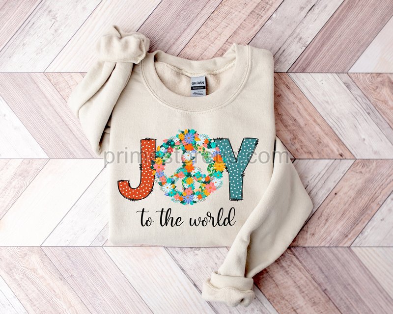 Joy To The World Shirt Christmas Shirt Joy Sweatshirt Gift For Christmas Peace Sweatshirt Christmas Gift For Women Crewneck Sweatshirt