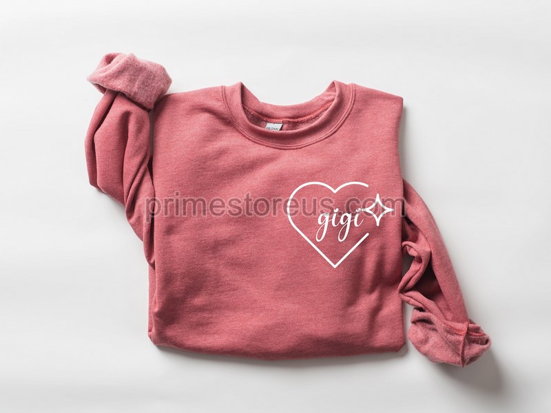 Gigi Shirtgrandma Sweatshirtgigi Heart Shirtnana Custom Sweatermothers Day Giftsgigi Sweatshirtpersonalized Gifts For Grandma