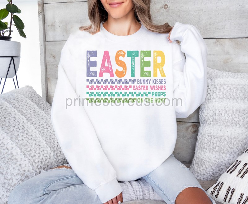 Retro Easter Shirt Easter Rabbit Shirt Easter Bunny Tee Easter Teacher Shirteaster Bunny Shirtbunny Shirteaster Bunny Shirt For Woman