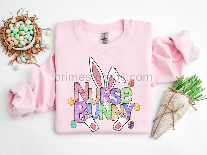 Easter Nurse Shirt Nurse Easter Sweatshirtnurse T-shirt Nurse Bunny Teepeeps Shirt Easter Bunny Shirtnursing Easter Shirtnurse Shirt