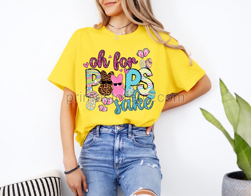 Oh For Peeps Sake Easterhappy Easter Shirtwomens Easter Shirt Easter Day Cute Easter Shirt Easter Family Shirt Easter Matching Shirt