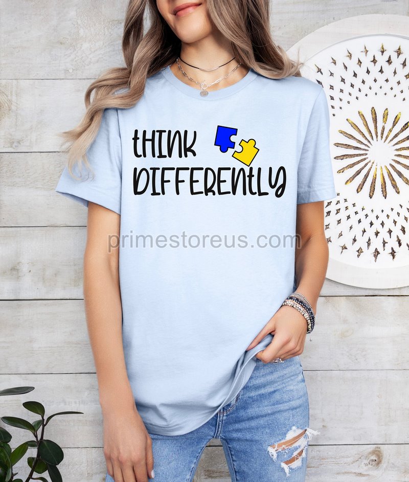 Think Differently Shirt Autism Mom Shirt Autism Teacher Shirt Gift For Autism Autism Awareness Shirt Sped Shirt Autism Support Shirt