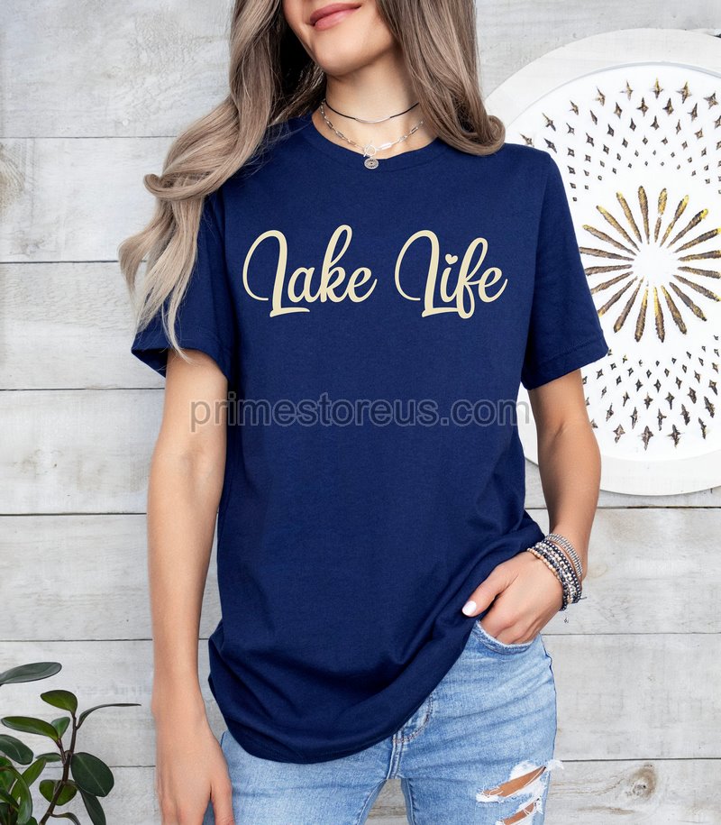 Lake Life Shirt Lake Shirt On The Lakegift For Travel Lover Gift For Adventurer Vacation Shirts Gift For Her Camper Shirt Lake Vibes