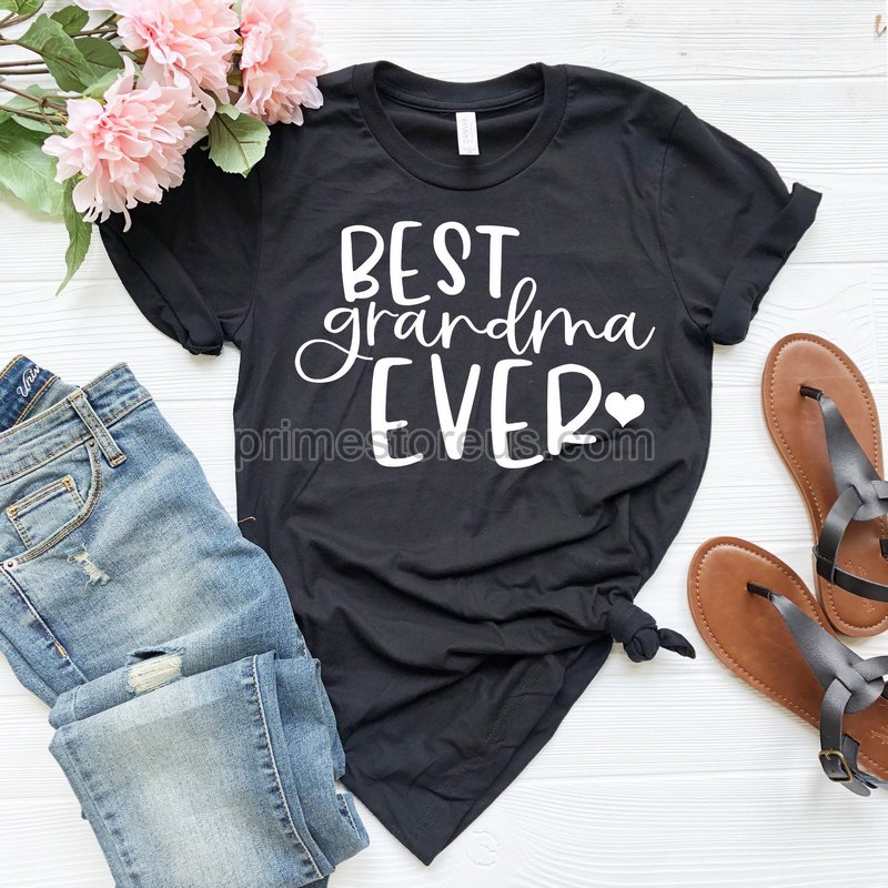 Best Grandma Ever Shirt Grandma Shirt Promoted To Grandma Grandma Tee Shirt Grandma Gift Grandma T-shirt Grandma Tee