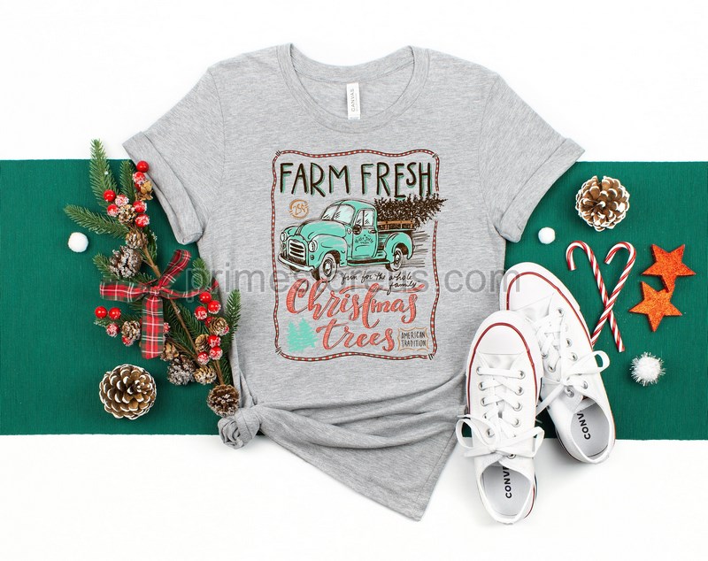 Farm Fresh Christmas Trees Shirt Women's Christmas Shirtfarm Fresh Pumpkinsholiday Shirt Funny Christmas Shirts Ugly Christmas Shirt