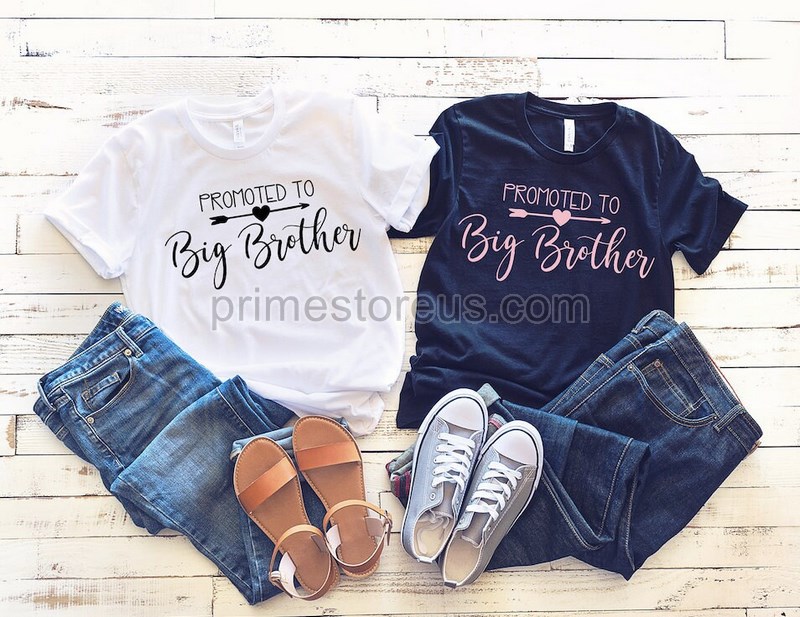 Big Brother Shirt Big Brother T-shirt Pregnancy Announcement Big Brother Announcement Big Bro Promoted To Big Brother