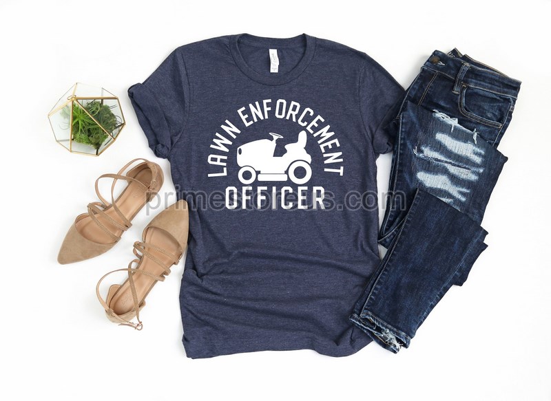 Gardener Dad Shirt Lawn Enforcement Officer Shirt Dad T-shirt Lawn Guy Shirt Retired Dad Shirt Lawnmover Shirt Gift For Dad