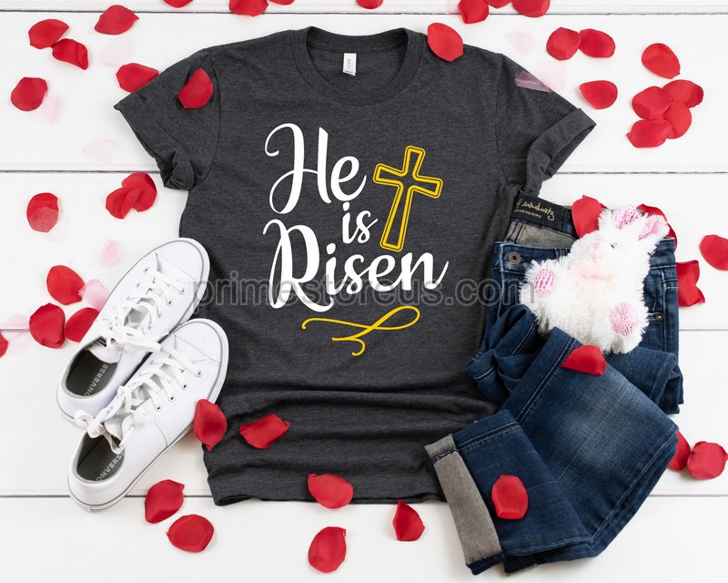 He Is Risen Shirt Easter Shirt For Women Christian Easter Shirt Jesus Shirts Easter Shirt Easter Sunday T-shirt He Is Risen