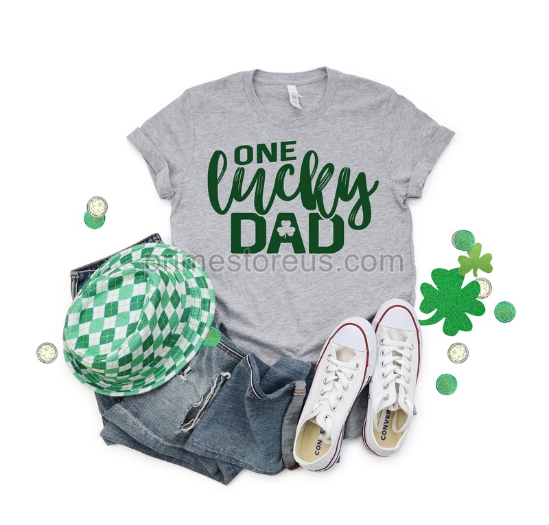 One Lucky Dad St Patrick's Day T-shirt Dad St Patrick's Day Shirt One Lucky Dad Shirt St Paddy's Day Shirt St Patty's Shirt