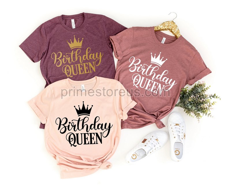 Birthday Queen Shirtbirthday Teebirthday Party Shirtbirthday Giftbirthday Gift Shirtits My Birthday Shirtqueen Birthdaybirthday Girl