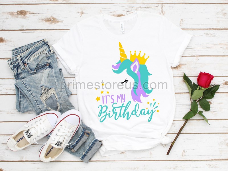 Birthday Girl Unicorn Shirtunicorn Birthday Shirtgirls Birthday Party Bday Girl Shirt Birthday Girl Shirt Women Women Birthday Shirt