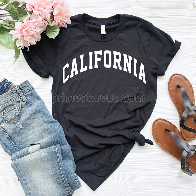 California Shirt West Cost Tee California Dreaming Tee California Tshirt Cali Girl Shirt Trendy California Shirt California State Tee