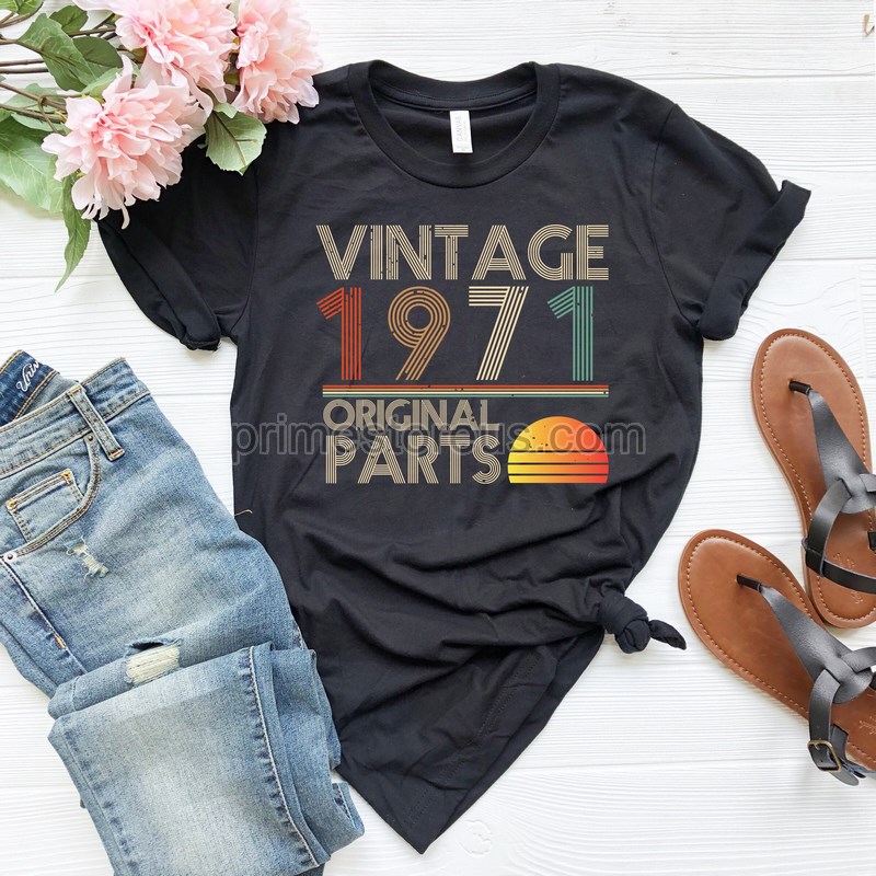 50th Birthday Shirtvintage 1971 Shirt50th Birthday Gift For Women50th Birthday Gift For Men50th Birthday Best Friend50th Birthday Woman