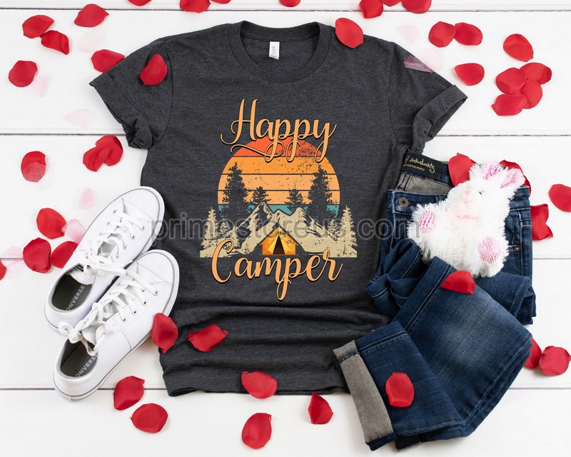 Happy Campercamping Life Shirts Camping Shirt Camper T-shirt Camper Shirt Happy Camper Shirt Camper Gift Camper Camping Group