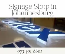 Signage company in Johannesburg 
