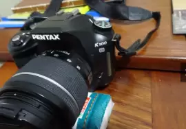 Pentax digital cameras (SLR) for sale. Includes 4 lenses, flash unit, 