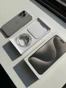 Brand New Apple iPhone 15 Pro Max - 256GB - White Titanium (Unlocked) 