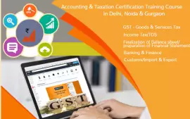 GST Course in Delhi, 110012, NCR by SLA. GST and Accounting Institute, Taxation and Tally Prime Institute in Delhi, Noida, [ Learn New Skills of Accounting & SAP Finance for 100% Job] in SBI Bank