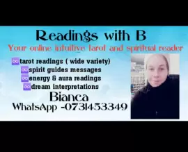 Psychic intuitive readings with B 