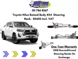Toyota Hilux Raised Body 4X4 - OEM Reconditioned Steering Racks