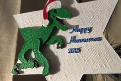 raptor holiday ornament