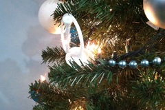 Christmas Horn Tree Ornament
