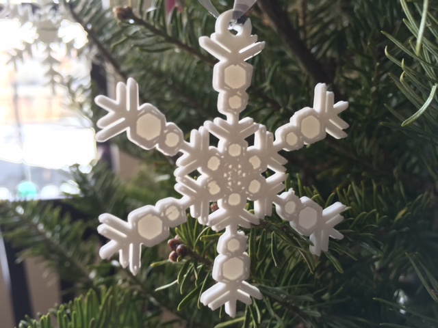Snowflake Ornaments - from the Snowflake Machine
