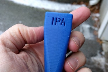 Threaded, Labeled Beer Tap Handle