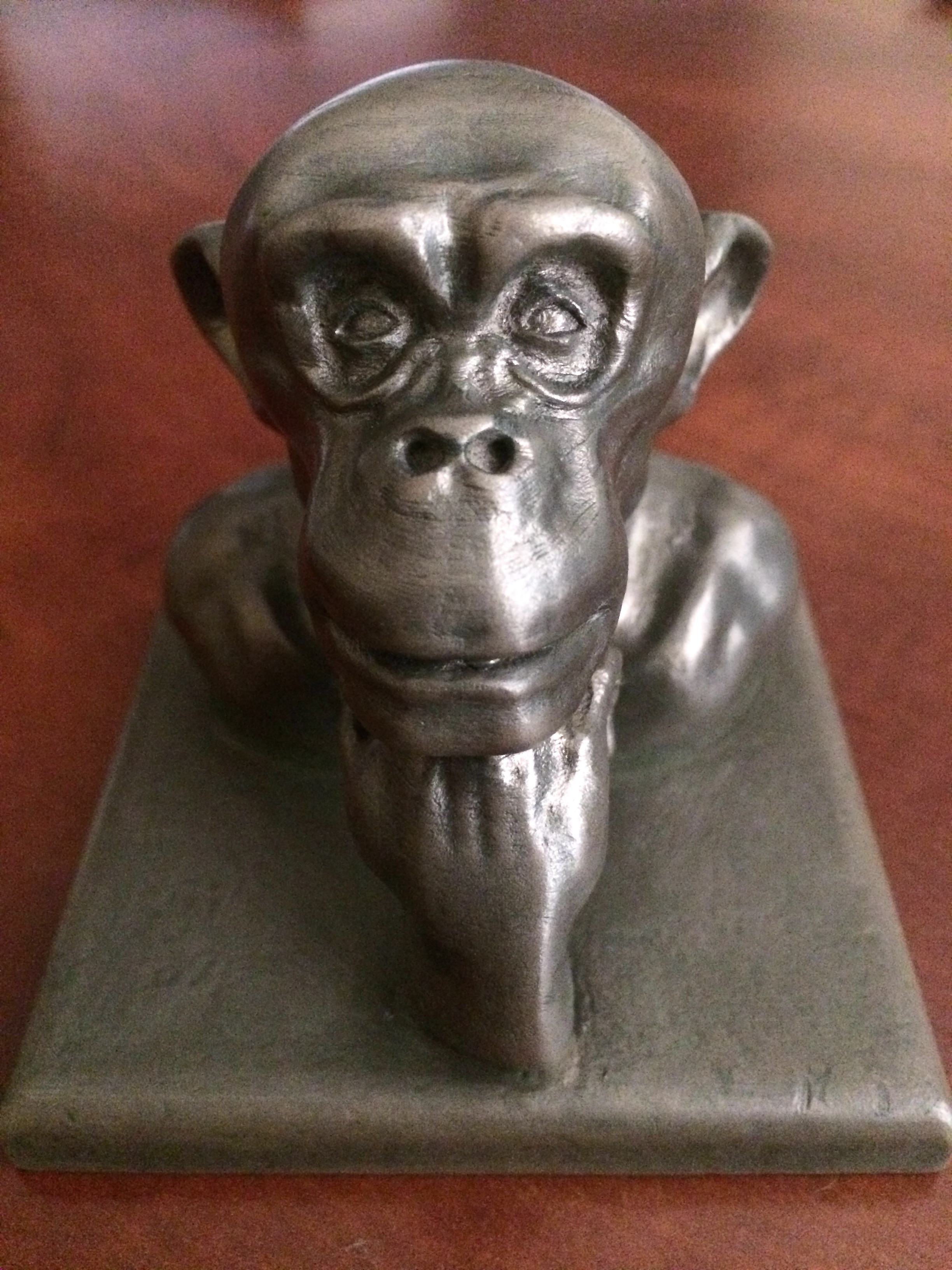 Symbol in 2016. A statuette of a monkey.