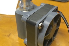 Barrel fan duct for mounting 40mm fan on E3D v5