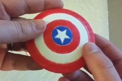 Mini Captain America Shield Magnet
