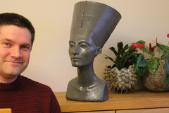 Nefertiti - in sections up for 3D printing full sized