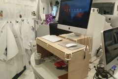 5mm plywood bracket, standing desk
