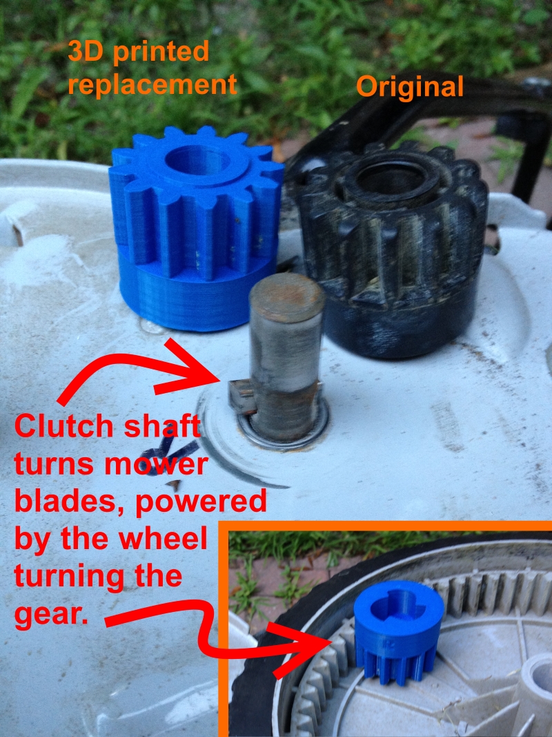 Lawn Mower Clutch Gears Replacement