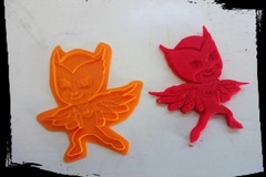PJ MASKS cookie / clay cutter - Owlette | Gekko | Catboy