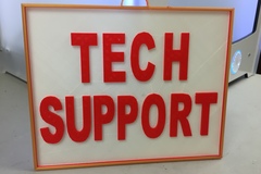 Tech Support Sign