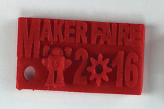 Souvenir Pendant for Maker Faire - UMO extruder