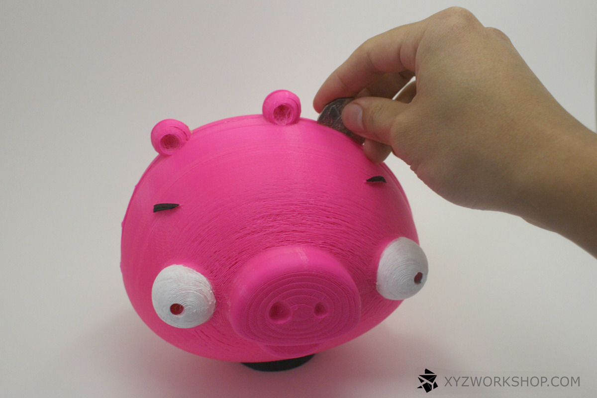 3D Printing for Charity- Angry Birds Piggy Bank
