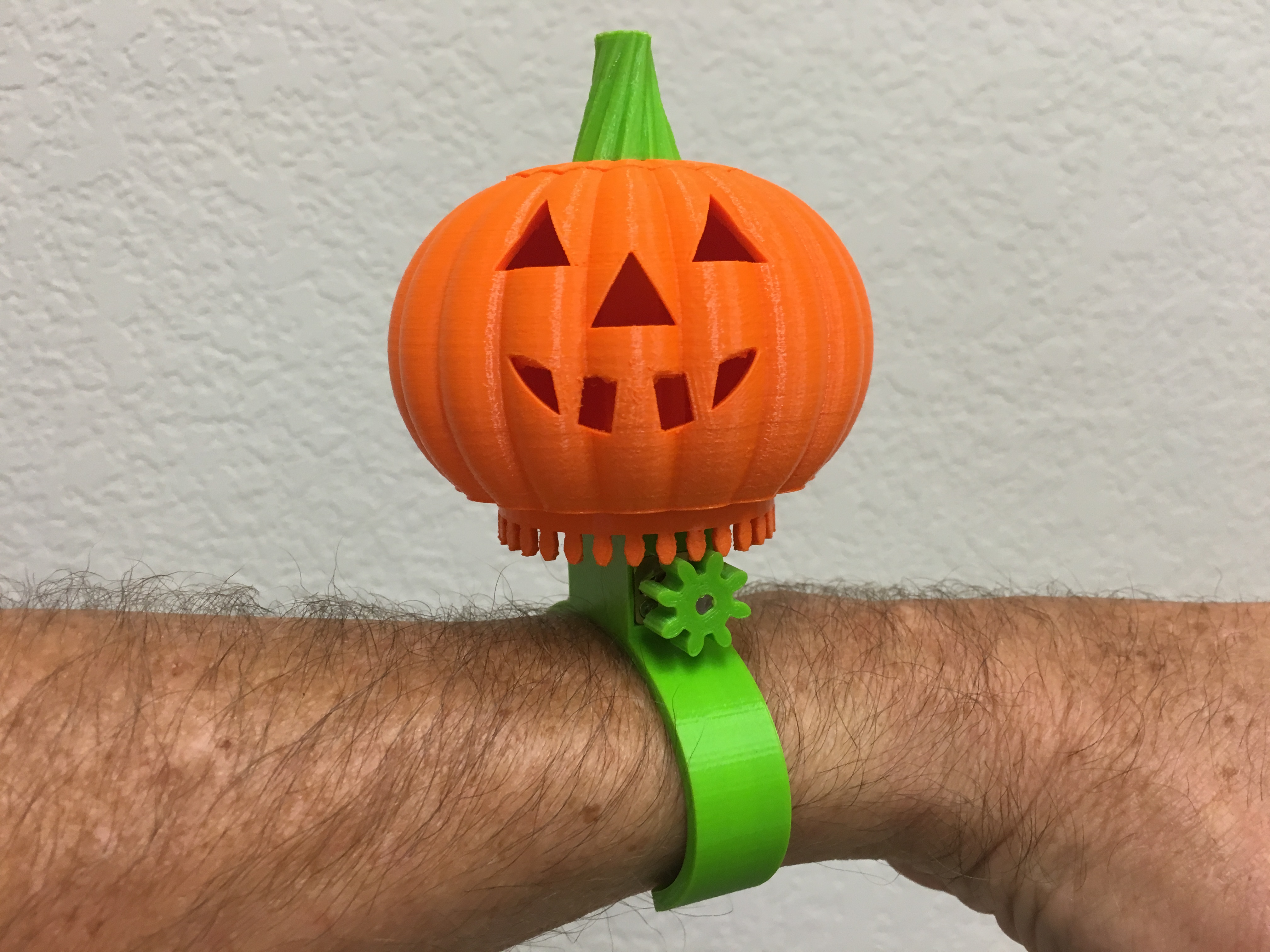 Motorized Halloween Pumpkin Bracelet