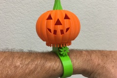 Motorized Halloween Pumpkin Bracelet