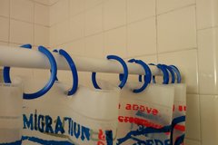 Shower curtain ring