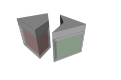 Penrose P2 tiles boxes