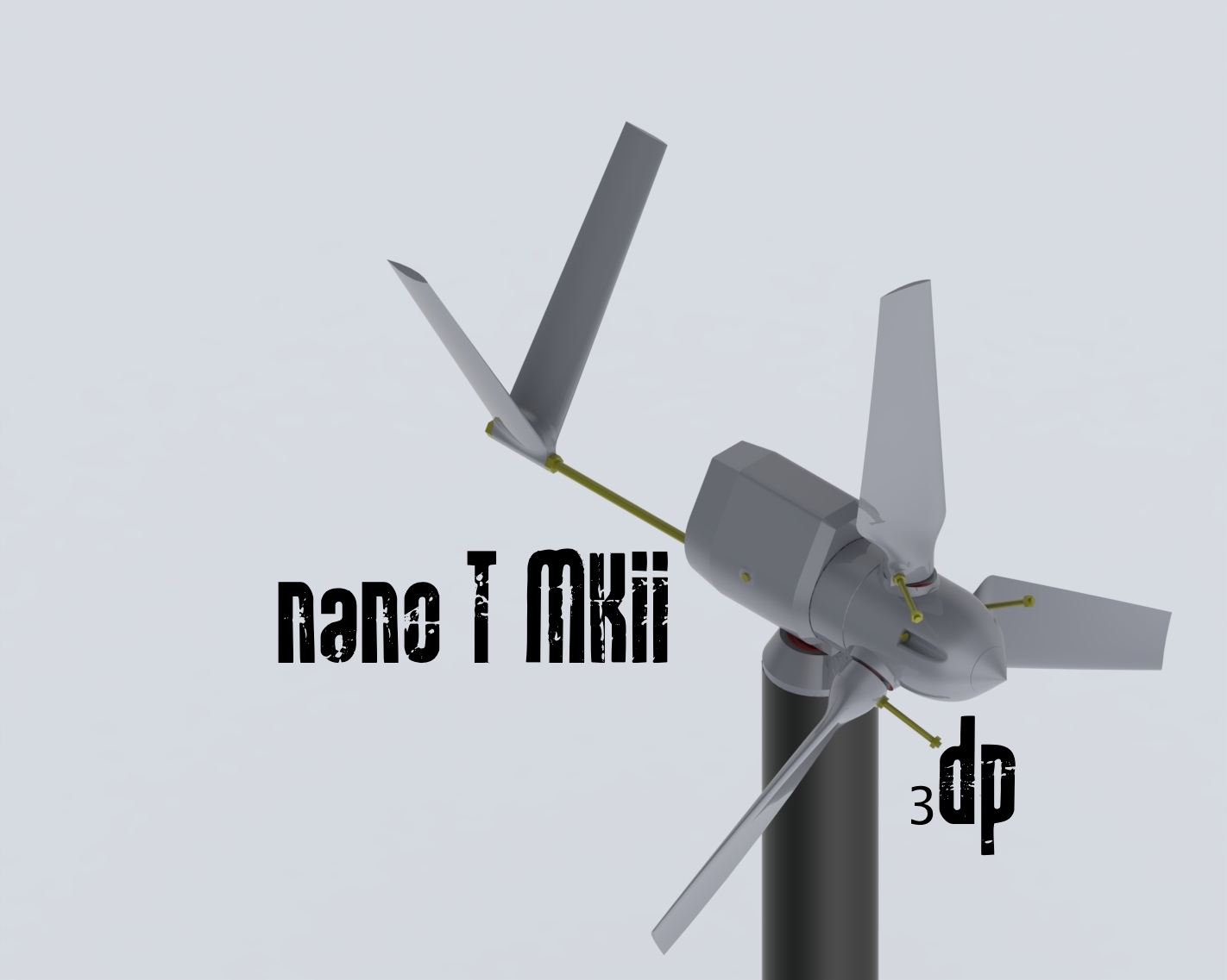 MKII 5 Watt 3d printable Wind Turbine