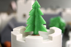 Simple 3D-printable pine tree