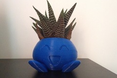 ODDRAIN : Oddish High Poly Planter [Printable without supports]